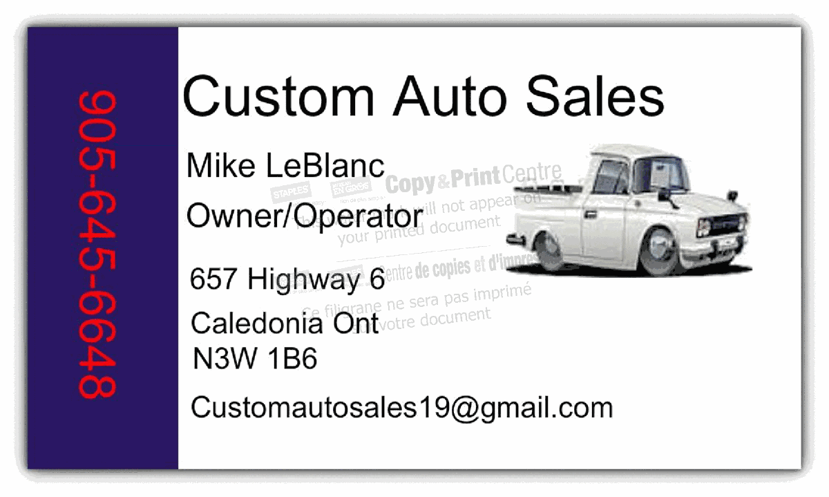 Custom Auto Sales